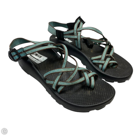 Sandals Sport By Chacos In Blue & Brown, Size: 10