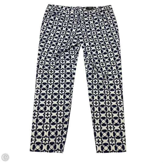 Pants Dress By Crown And Ivy In Blue & White, Size: 14