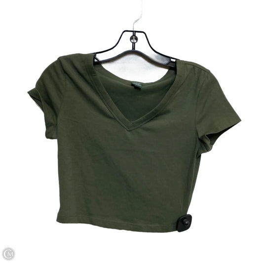 Top Short Sleeve By Wild Fable In Green, Size: S