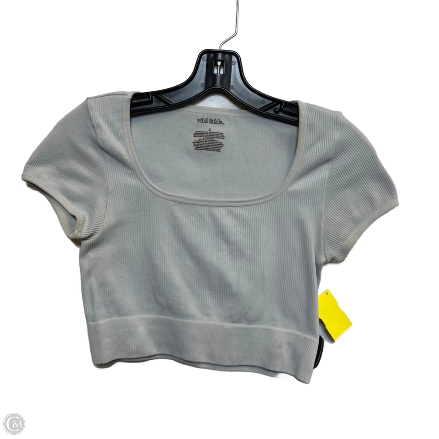 Athletic Top Short Sleeve By Wild Fable In Grey, Size: S
