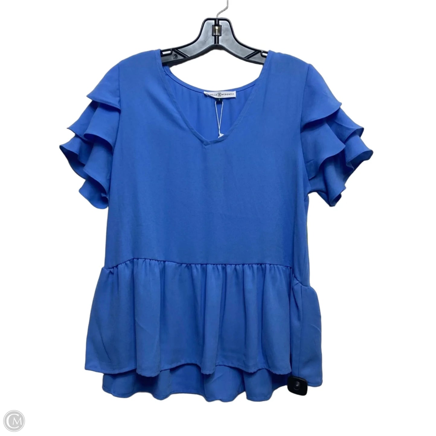 Top Sleeveless By Michelle McDowell In Blue, Size: S