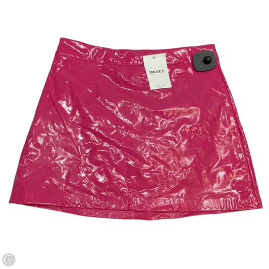 Skirt Mini & Short By Forever 21 In Pink, Size: S