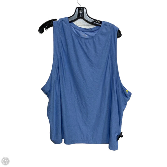 Athletic Tank Top By Old Navy In Blue, Size: Xxl