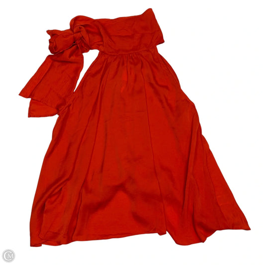 Top Sleeveless By Glam In Orange, Size: M