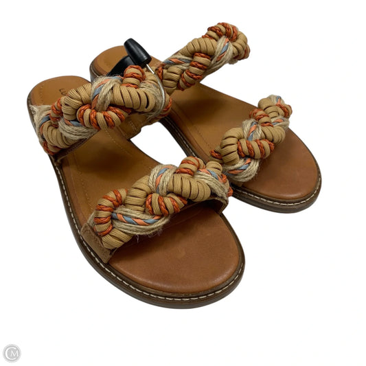 Sandals Flats By Lucky Brand In Brown, Size: 7