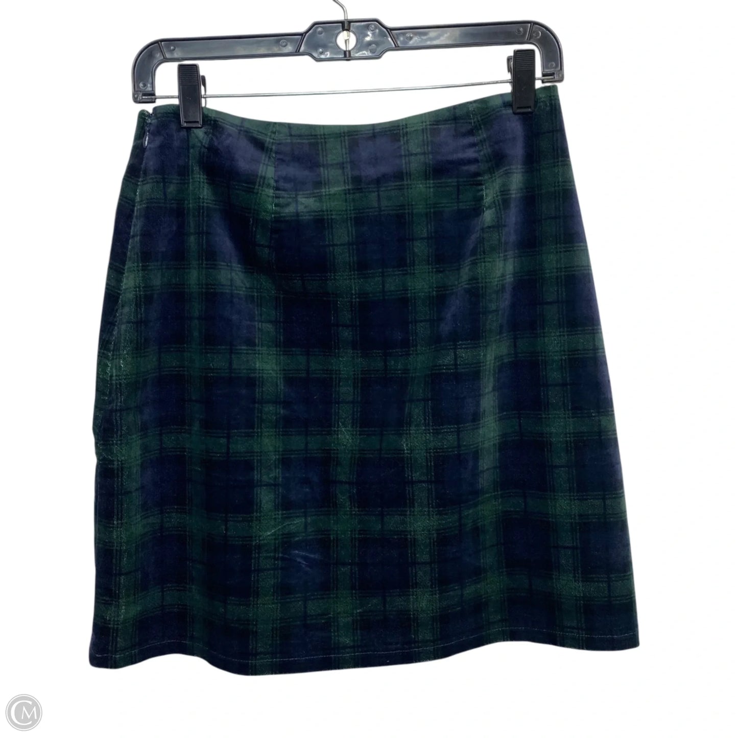 Skirt Mini & Short By Loft In Plaid Pattern, Size: Xs