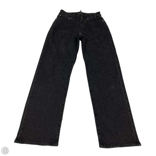 Jeans Straight By Madewell In Black, Size: 2