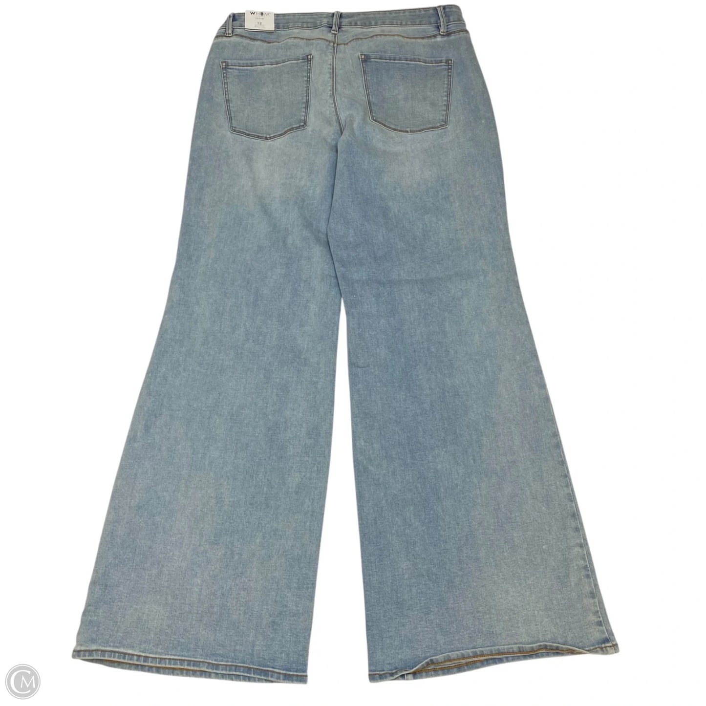 Jeans Wide Leg By White House Black Market In Blue Denim, Size: 12