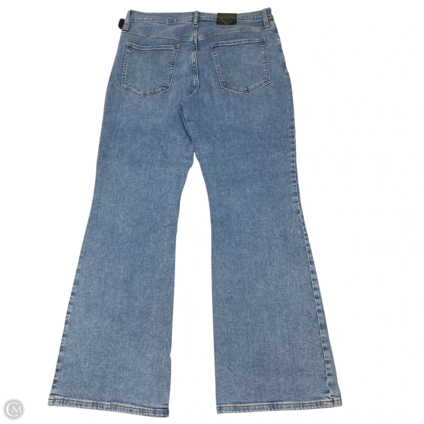 Jeans Boot Cut By Banana Republic In Blue Denim, Size: 14