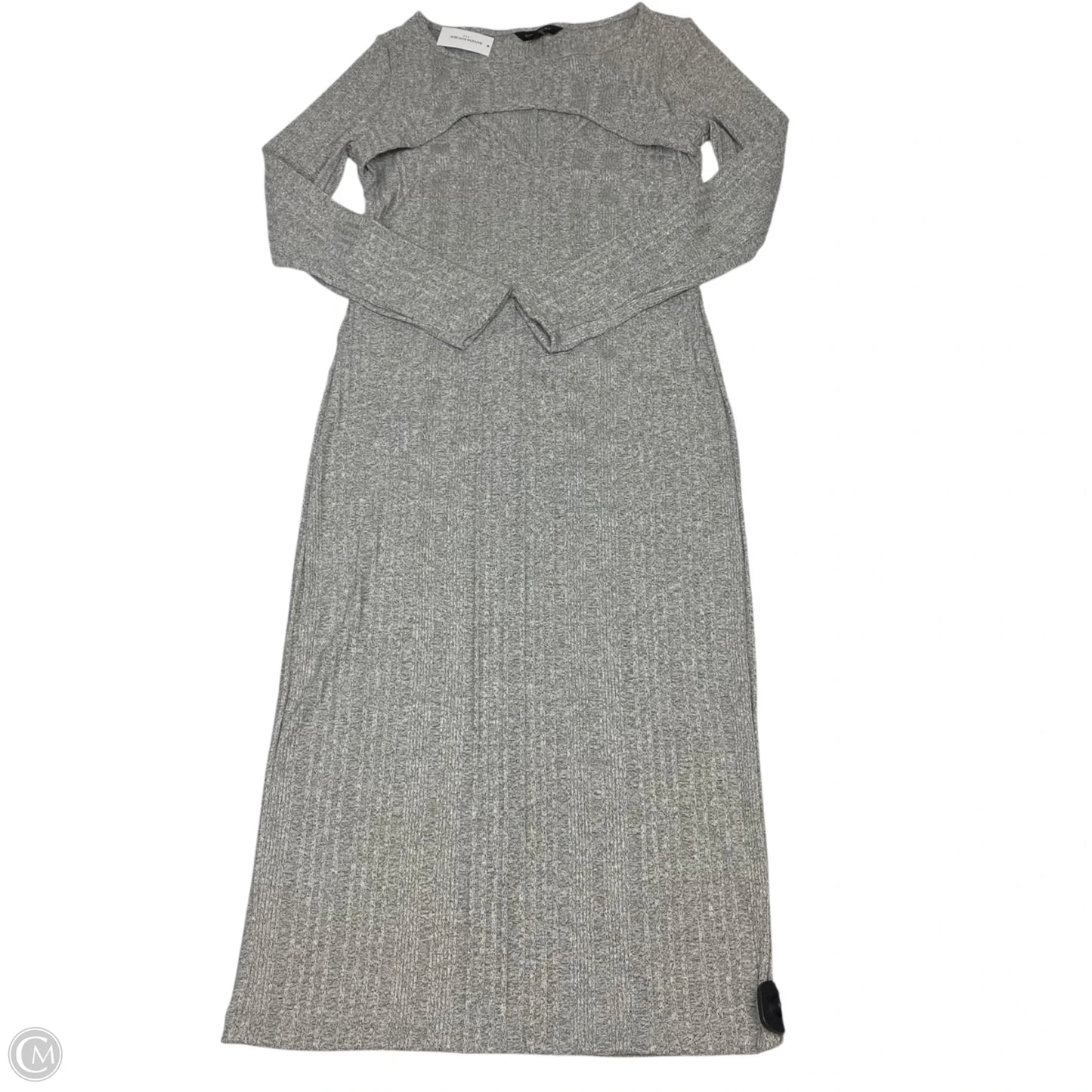 Dress Casual Maxi By Banana Republic In Grey, Size: S
