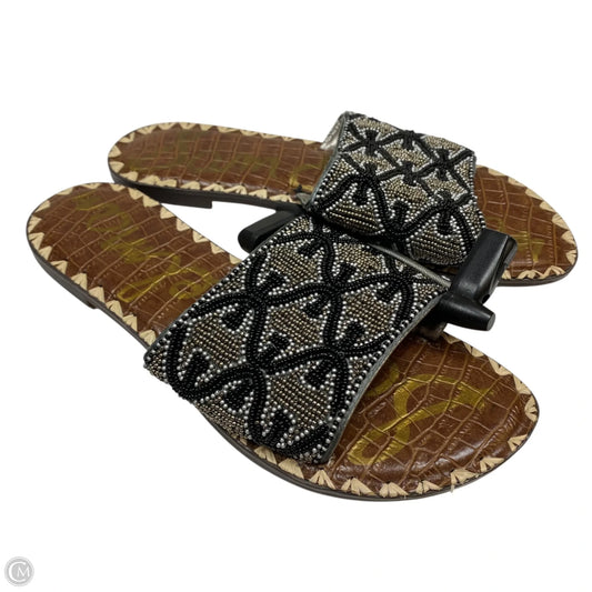 Sandals Flats By Sam Edelman In Black, Size: 8