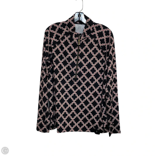 Top Long Sleeve By Crown And Ivy In Black, Size: L