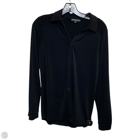 Top Long Sleeve By Adrianna Papell In Black, Size: S