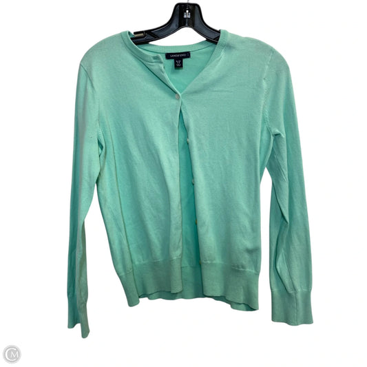 Cardigan By Lands End In Green, Size: S