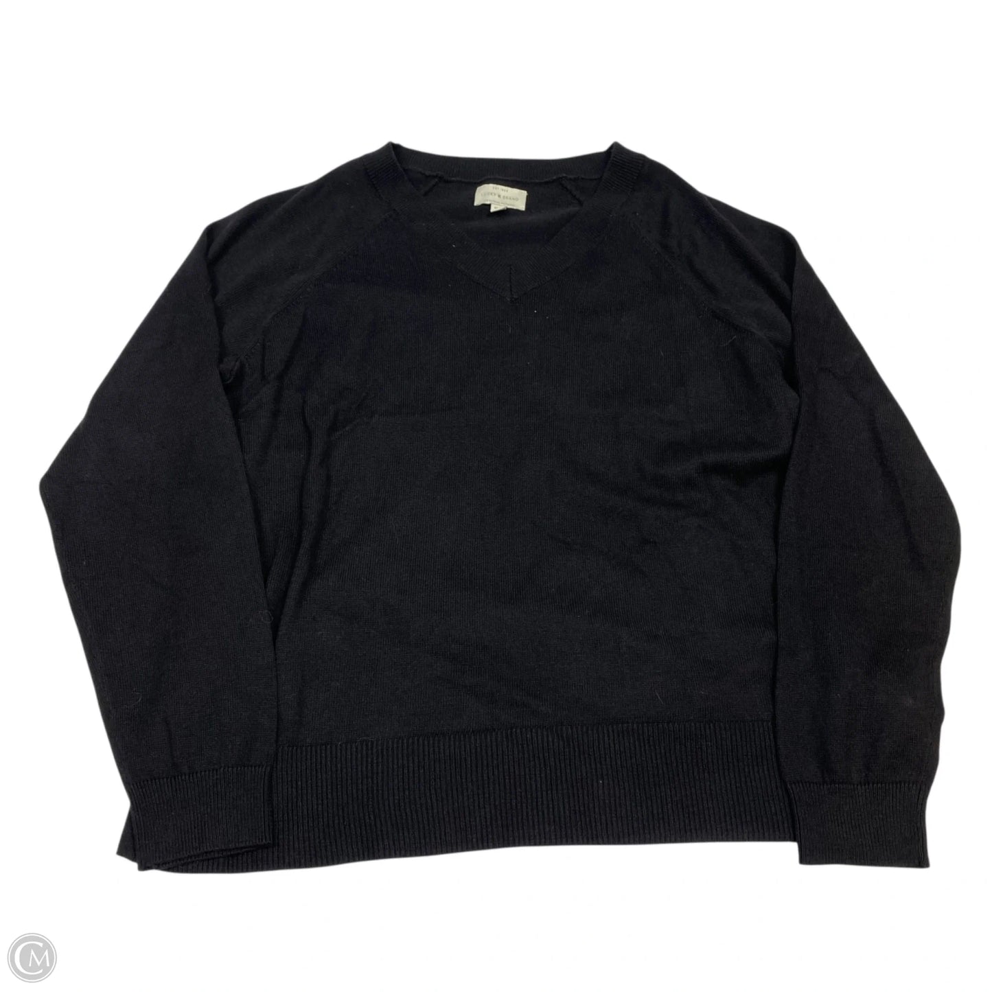 Top Long Sleeve By Lucky Brand In Black, Size: M