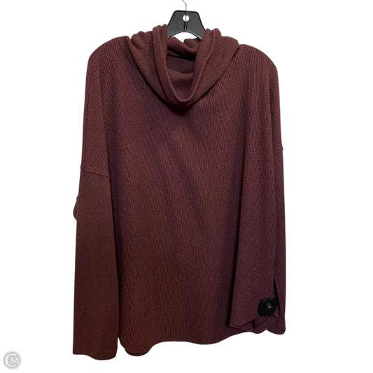 Sweater By Time And Tru In Red, Size: 2x