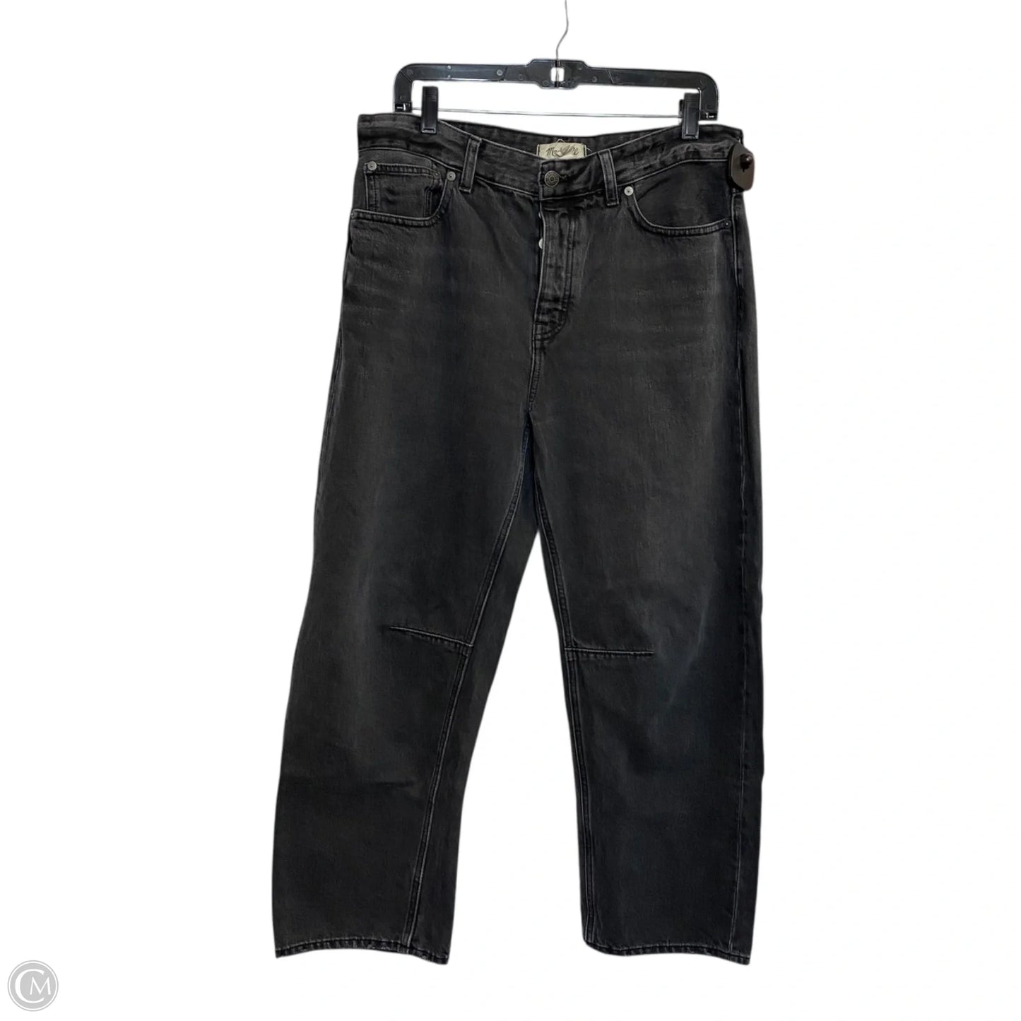 Jeans Cropped By Madewell In Black, Size: 8