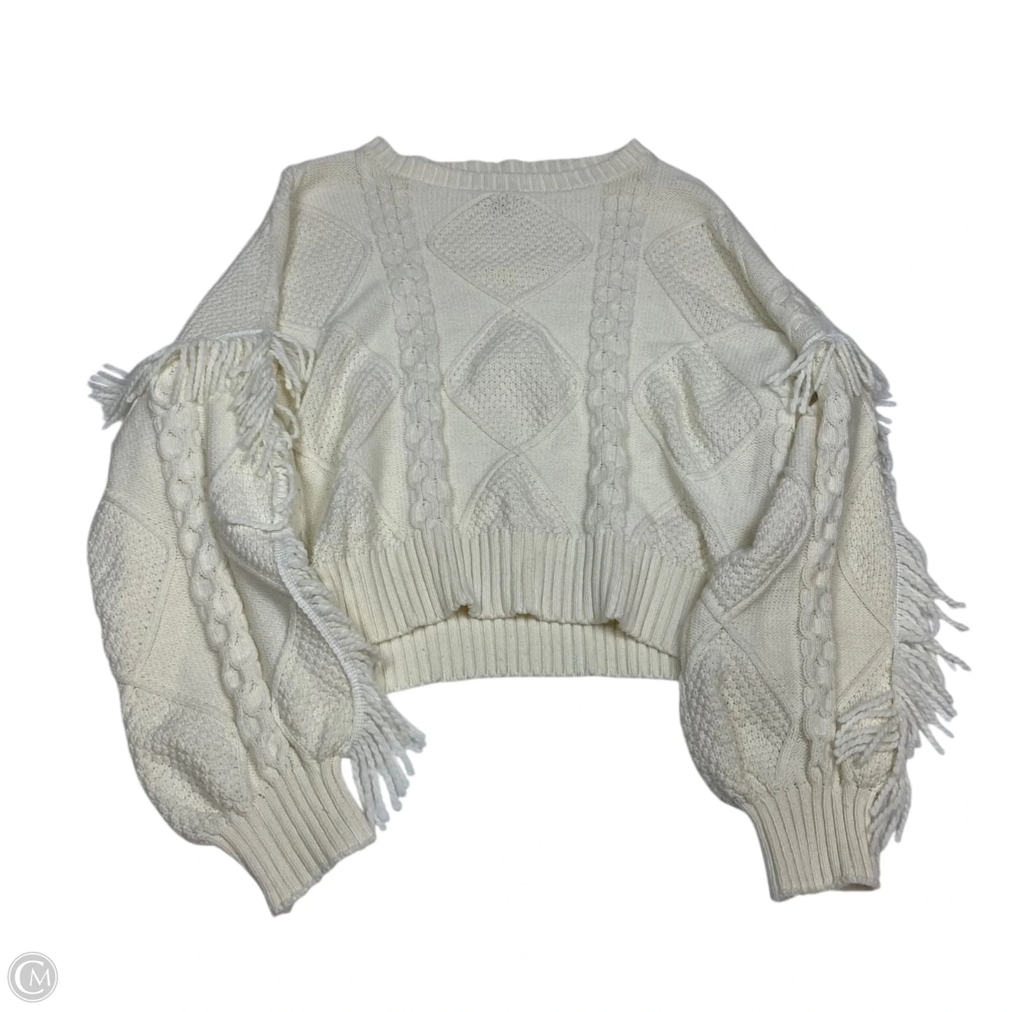 Sweater By Lumiere In Cream, Size: L