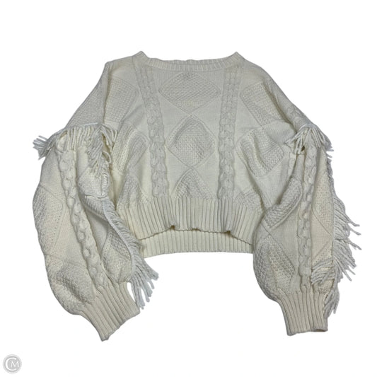 Sweater By Lumiere In Cream, Size: L