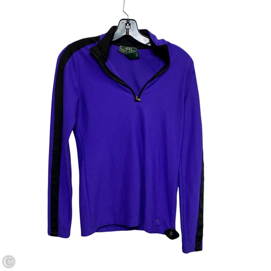 Athletic Jacket By Ralph Lauren In Purple, Size: S