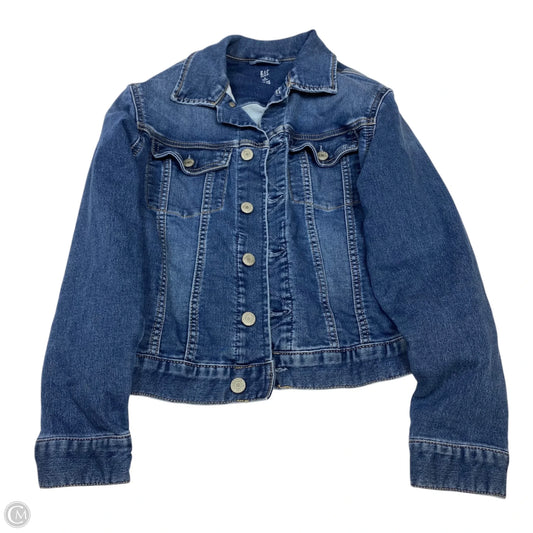 Jacket Denim By Gap In Blue, Size: Xl