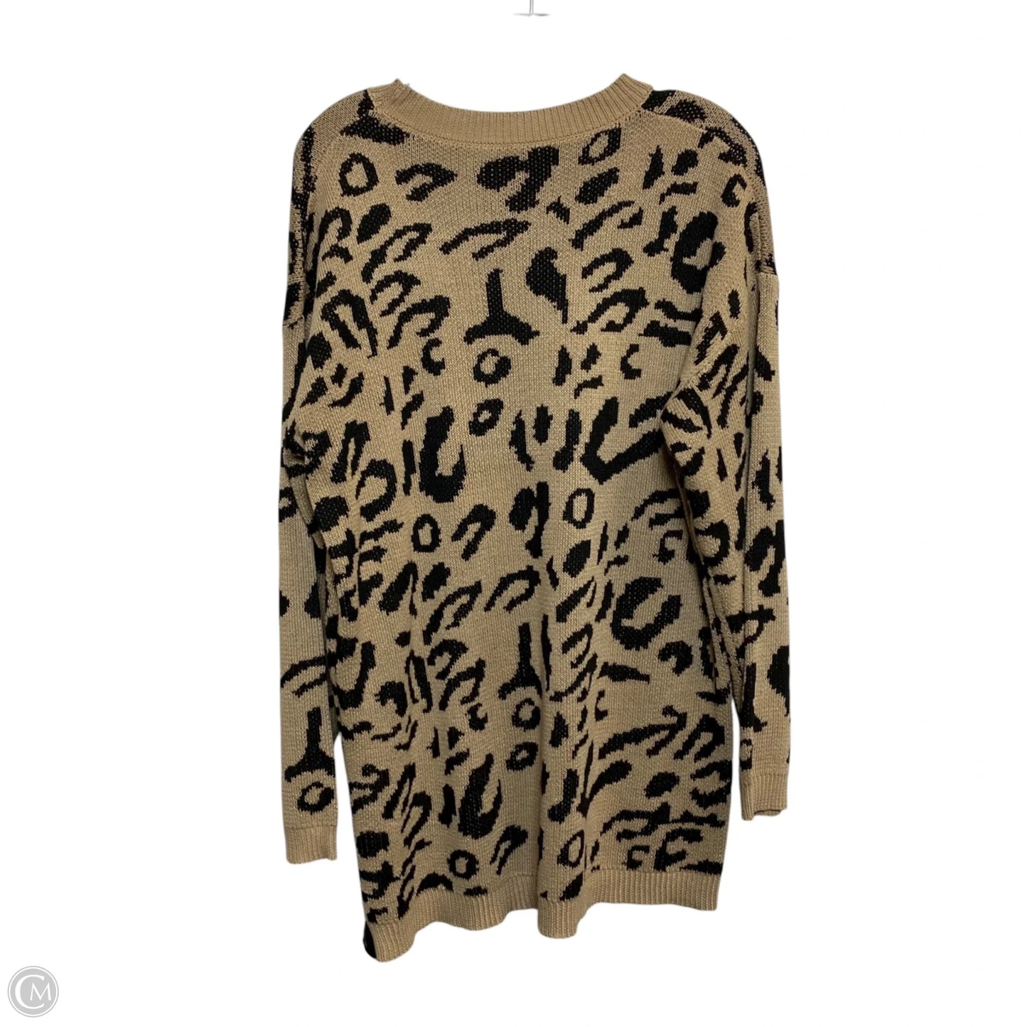 Sweater By Clothes Mentor In Animal Print, Size: L