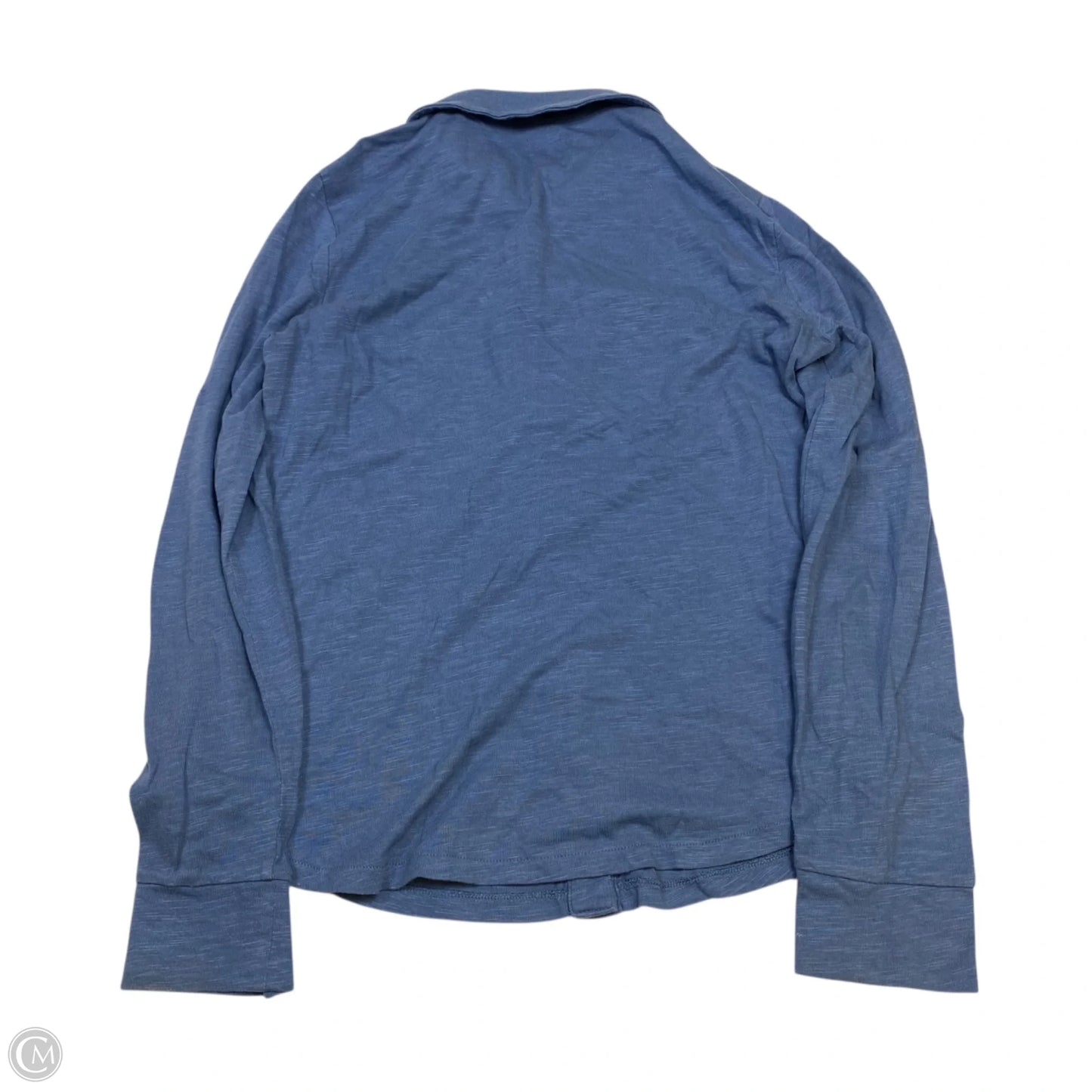 Top Long Sleeve Basic By Gap In Blue, Size: Xs