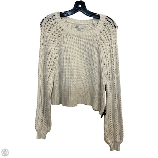 Sweater By American Eagle In White, Size: S