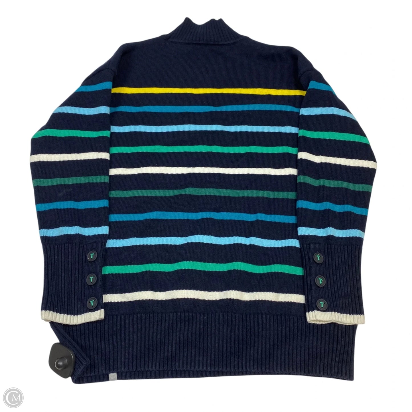 Top Long Sleeve By Talbots In Navy, Size: S