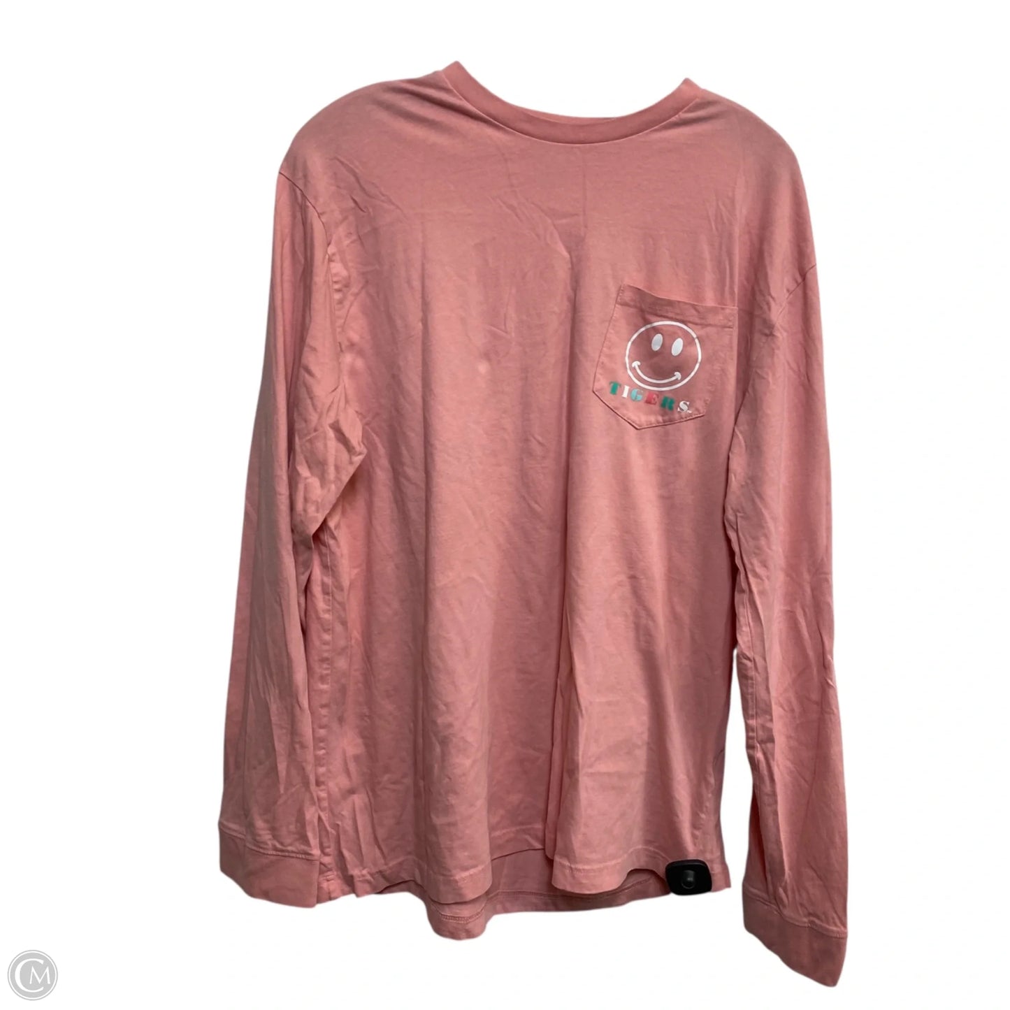 Top Long Sleeve By Champion In Pink, Size: Xl