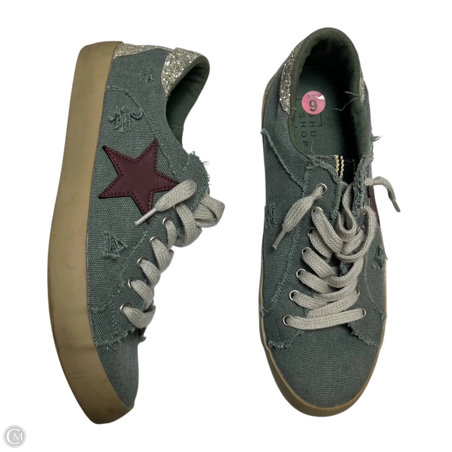 Shoes Flats By Shu Shop In Green, Size: 9