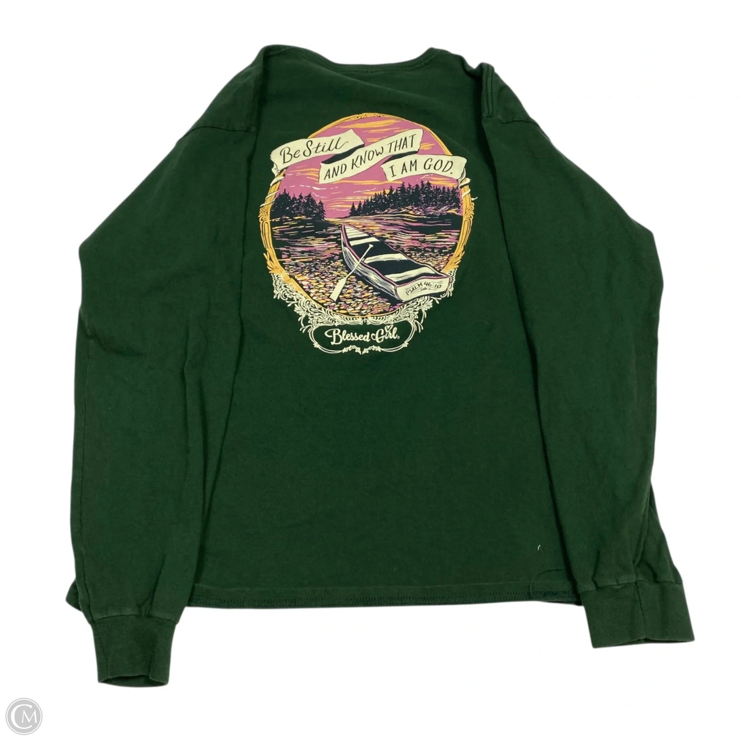 Top Long Sleeve By Delta Pro Weight In Green, Size: L