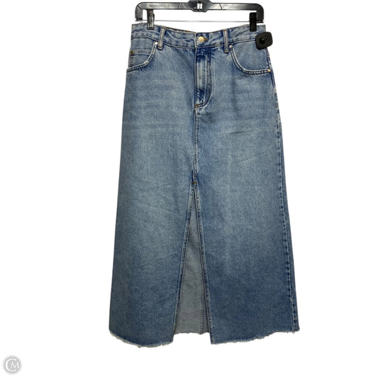 Skirt Maxi By Pilcro In Blue, Size: 6p