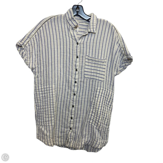 Top Sleeveless By Free People In Blue & White, Size: Xs