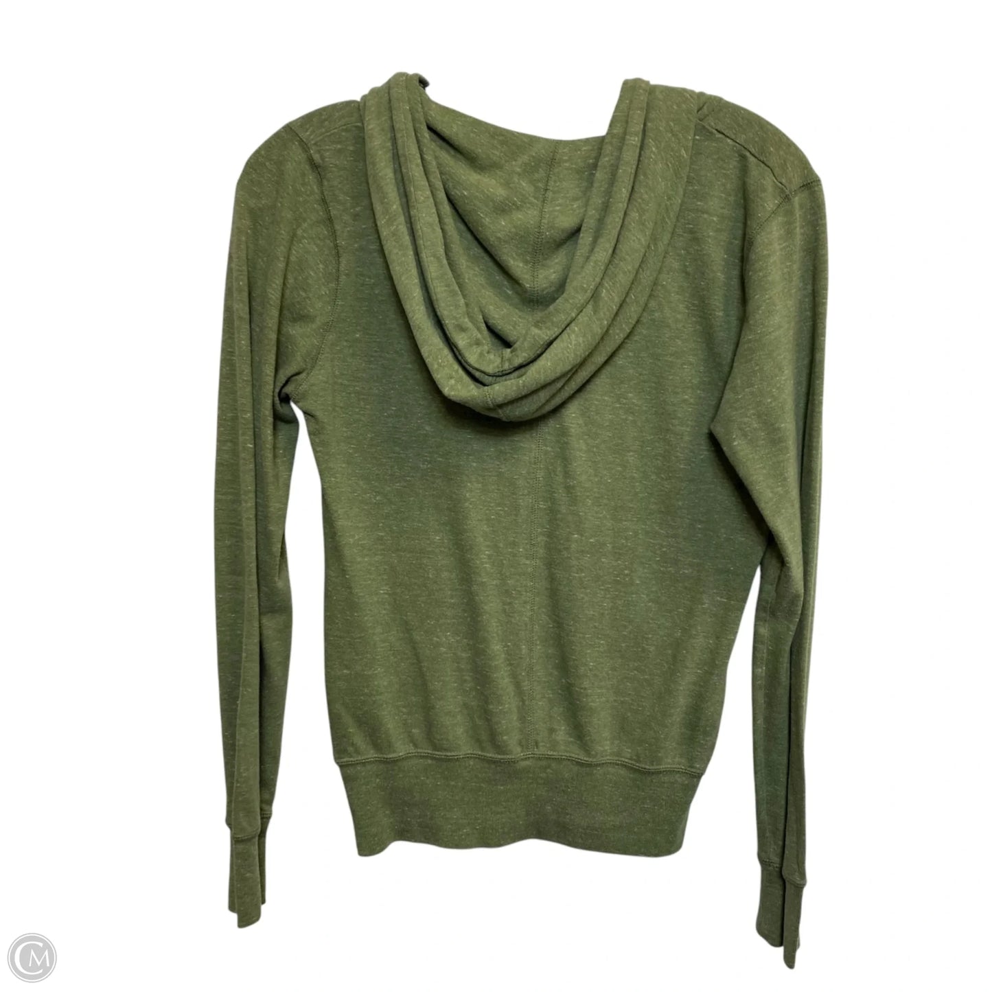 Athletic Top Long Sleeve Hoodie By Nike In Green, Size: Xs