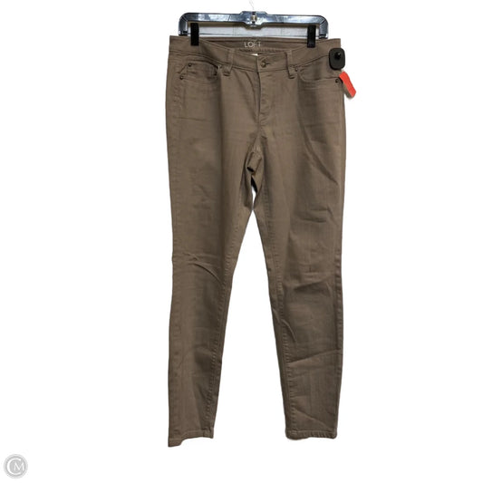 Jeans Skinny By Ann Taylor In Brown, Size: 8
