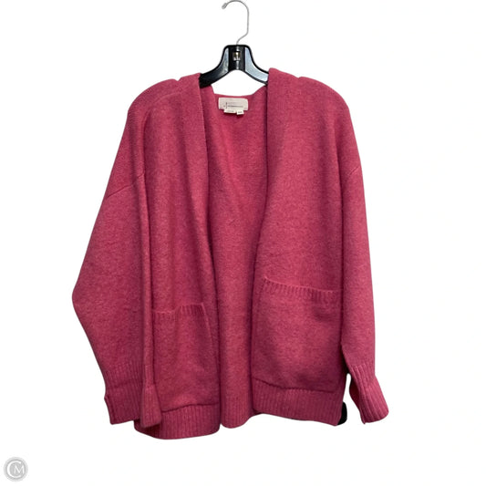 Sweater Cardigan By Anthropologie In Pink, Size: Osfm