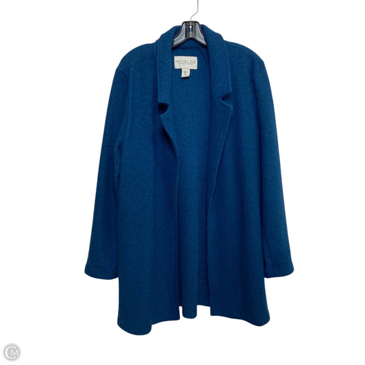 Sweater Cardigan By Rachel Zoe In Blue, Size: L