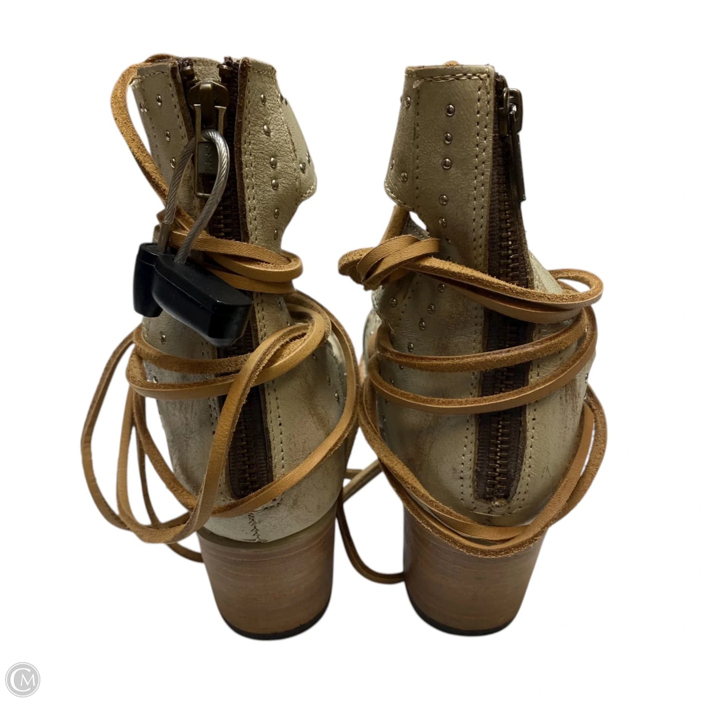 Sandals Designer By Freebird In Grey, Size: 7