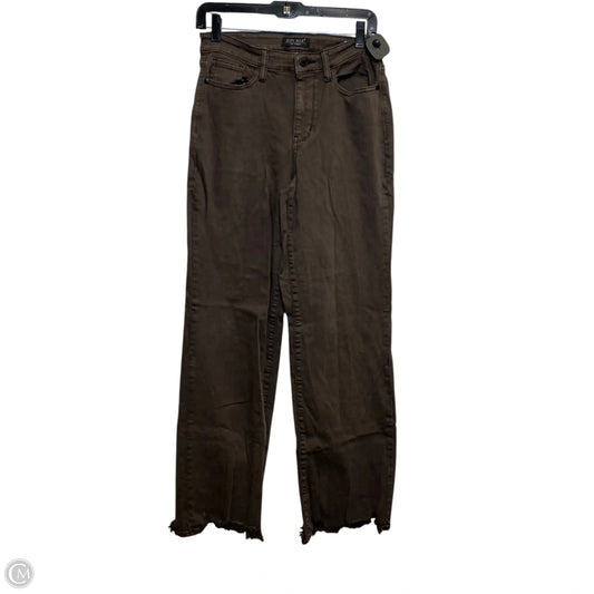 Jeans Straight By Judy Blue In Brown, Size: 4