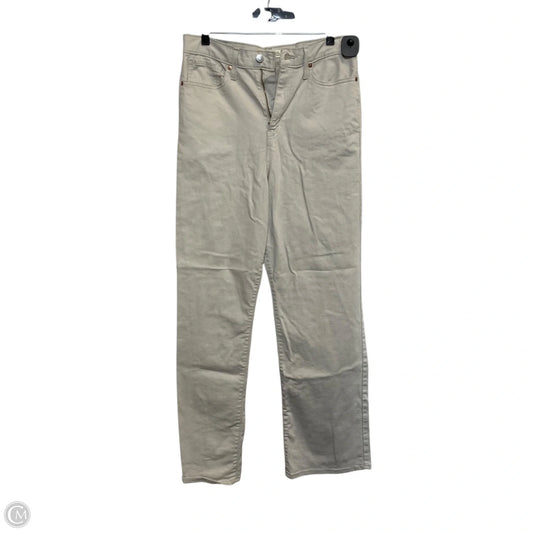 Jeans Straight By Levis In Cream, Size: 10