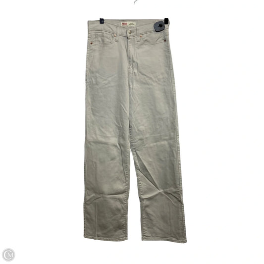 Jeans Straight By Levis In Tan, Size: 4