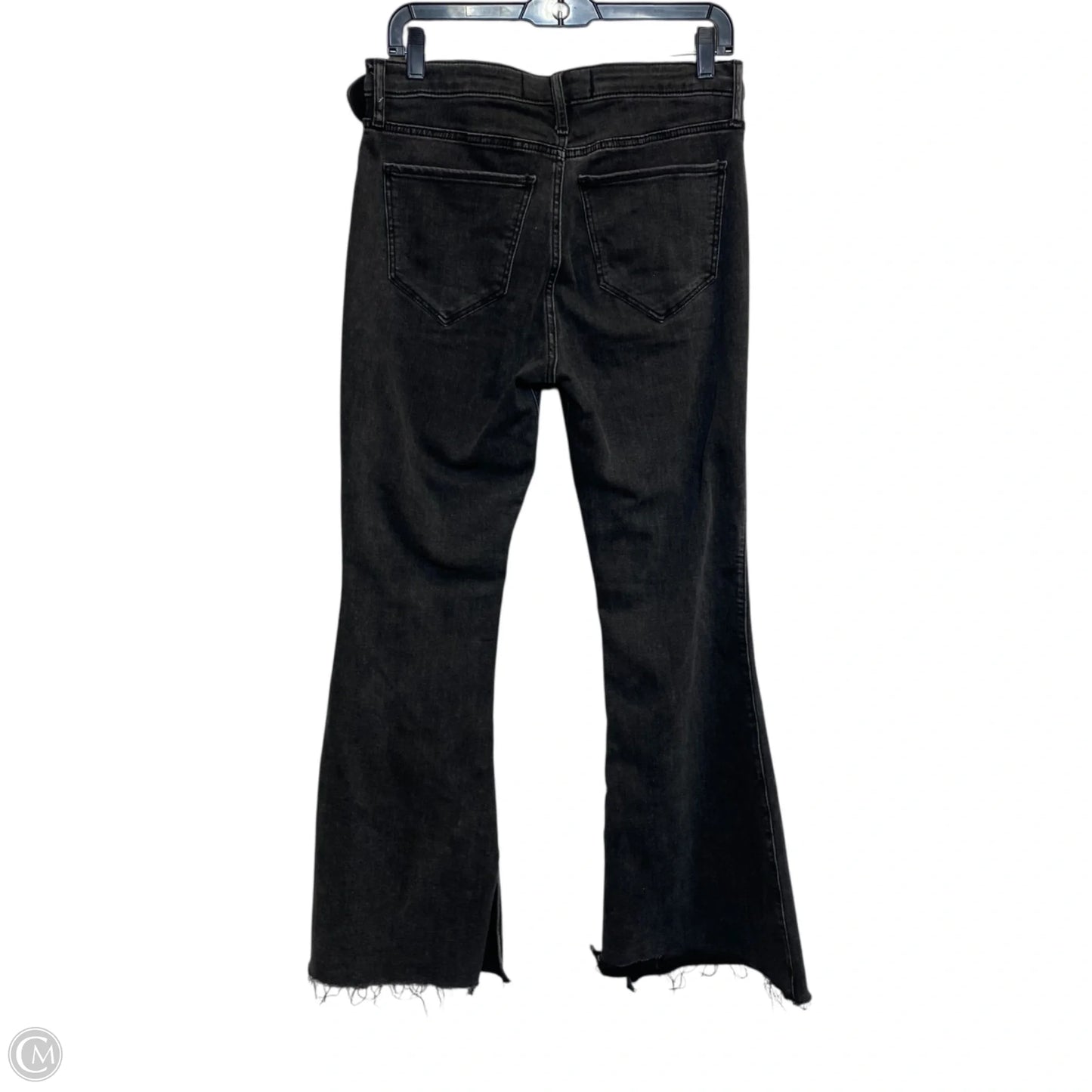 Jeans Flared By Hollister In Black, Size: 12
