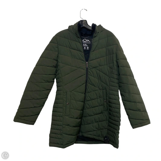 Coat Puffer & Quilted By Hfx In Green, Size: Xl