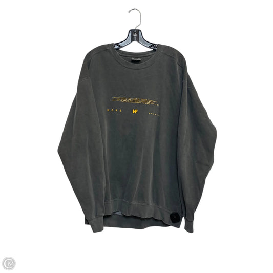 Sweatshirt Crewneck By Comfort Colors In Grey, Size: Xl