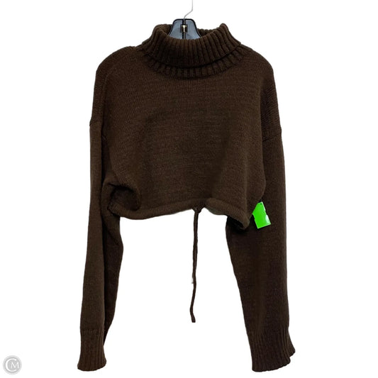 Sweater By Double Zero In Brown, Size: L