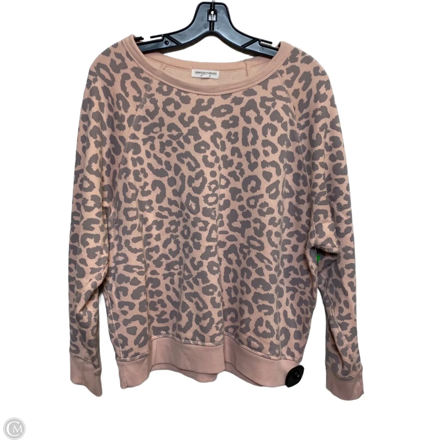 Top Long Sleeve By Grayson Threads In Animal Print, Size: L