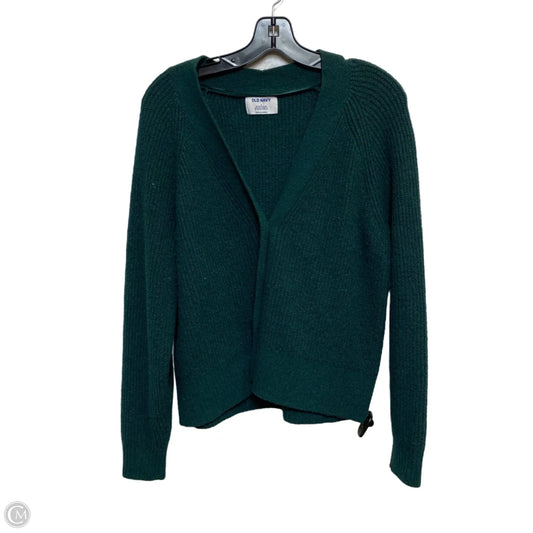 Sweater Cardigan By Old Navy In Green, Size: S