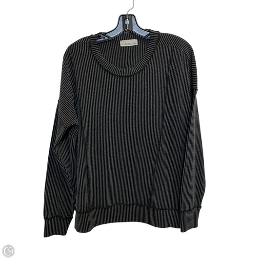 Top Long Sleeve By Zenana In Black, Size: M