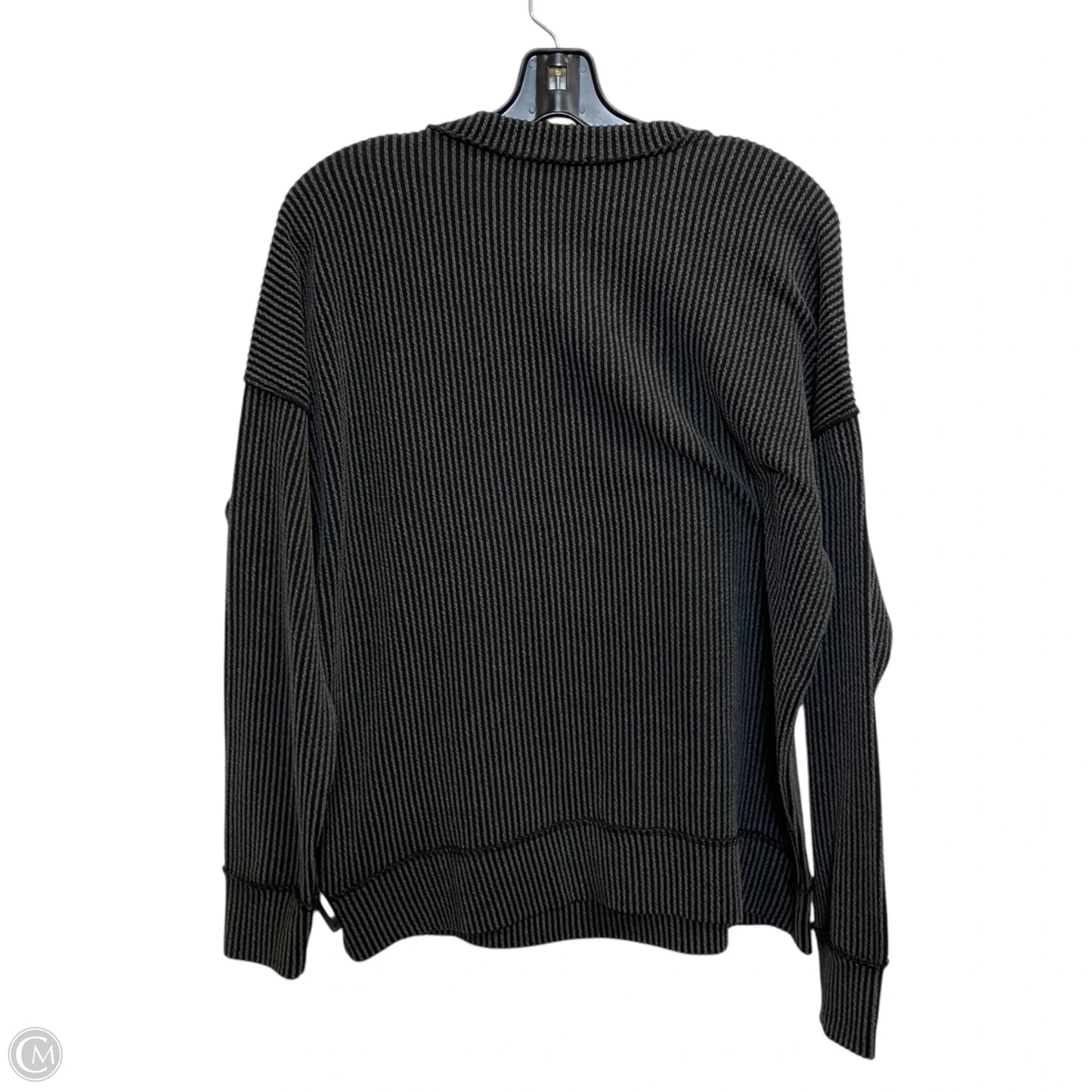 Top Long Sleeve By Zenana In Black, Size: M